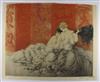 LOUIS ICART Three color etchings with aquatint.